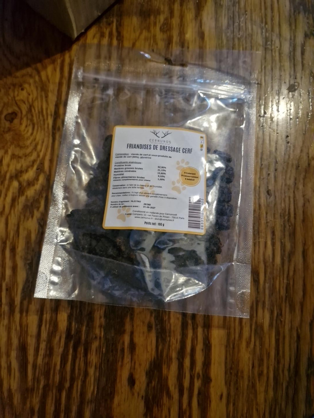 Friandises de dressage au cerf pour chien – Cernunos 100 g